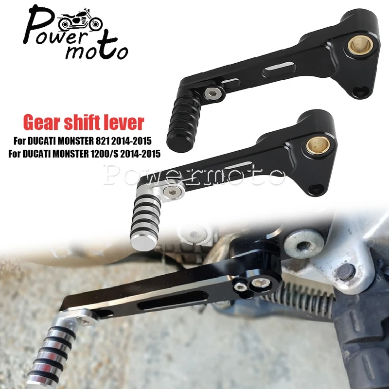 For DUCATI MONSTER 821 1200/S 14-15 Balck / Silver Motorcycle Adjustable Gear shift lever Shifter Pedal Aluminum Shifter Levers
For DUCATI MONSTER 821 1200/S 14-15 Balck / Silver Motorcycle Adjustable Gear shift lever Shifter Pedal Aluminum Shifter Levers