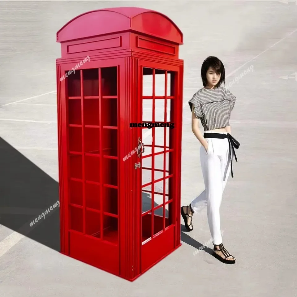 A5203 Classic British London Steel Telephone Booth Industrial Style Mailbox Newsstand Street Sign Bench Decoration Locker Prop
A5203 Classic British London Steel Telephone Booth Industrial Style Mailbox Newsstand Street Sign Bench Decoration Locker Prop