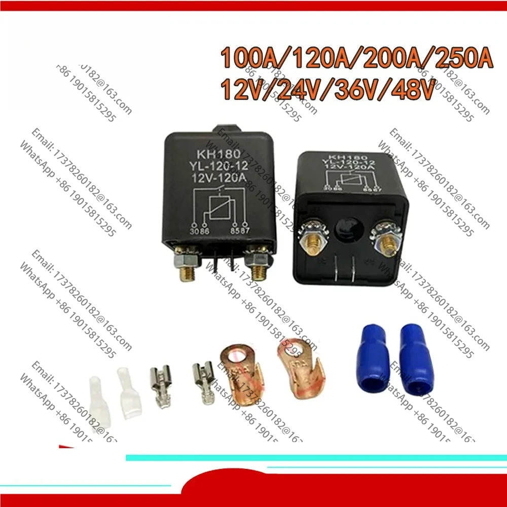 2PCS/LOT NEW Automobile relay Large current high power starting 100A 120A 200A 12V 24V 36V 48V Short time start relay
2PCS/LOT NEW Automobile relay Large current high power starting 100A 120A 200A 12V 24V 36V 48V Short time start relay