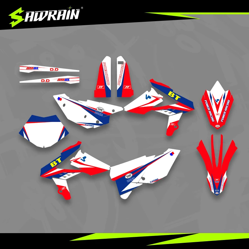 Sawrain Motorcycle Graphics Backgrounds Decal Stickers Kits for 13-17 BETA RR
Sawrain Motorcycle Graphics Backgrounds Decal Stickers Kits for 13-17 BETA RR
