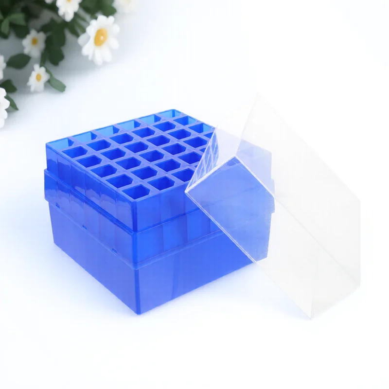 36 Holes Test Box Holder Sampling Storage Reusable Plastic Testing Organizer Laboratory Tube Display Case
36 Holes Test Box Holder Sampling Storage Reusable Plastic Testing Organizer Laboratory Tube Display Case