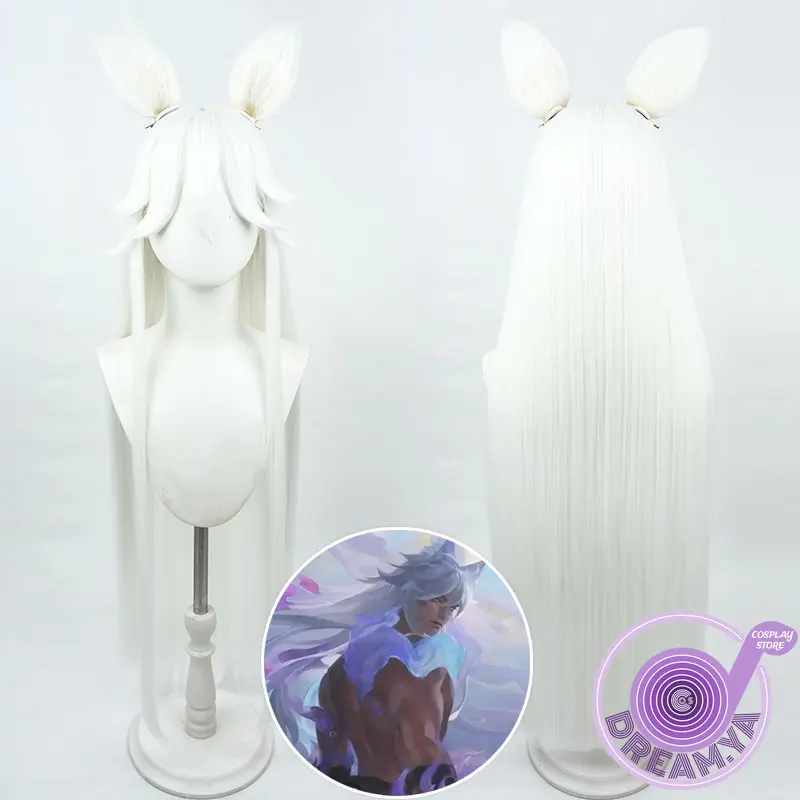 Spirit Blossom Sett Cosplay Wig LOL Silver White Long 100cm Straight Synthetic Hair Halloween Carnival Role Play Party + Wig Cap
Spirit Blossom Sett Cosplay Wig LOL Silver White Long 100cm Straight Synthetic Hair Halloween Carnival Role Play Party + Wig Cap