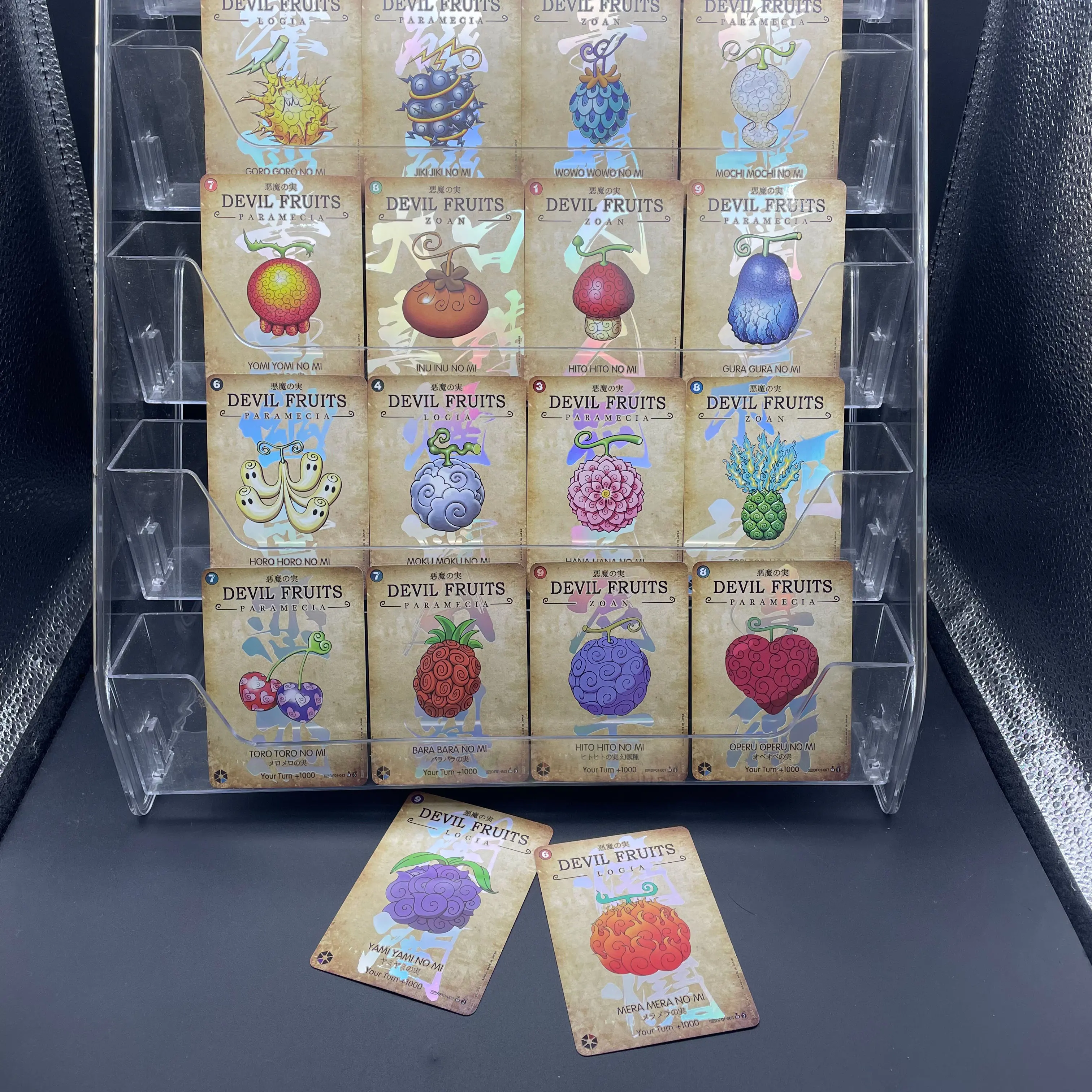 OPCG Devil Fruits Collectible Card Logia Paramecia Zoan Hito Hito no Mi Ope Ope no Mi Goro Goro no Mi The Collector's Gift
OPCG Devil Fruits Collectible Card Logia Paramecia Zoan Hito Hito no Mi Ope Ope no Mi Goro Goro no Mi The Collector's Gift