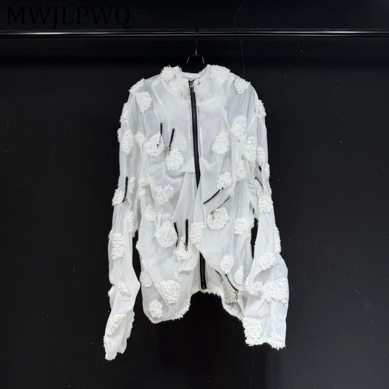 MWJLPWQ Niched Design White Floral Hooded Sweatershirt Loose Fit Long-Sleeve Sun Protection Casual Tops 2026 Summer New 15933
MWJLPWQ Niched Design White Floral Hooded Sweatershirt Loose Fit Long-Sleeve Sun Protection Casual Tops 2026 Summer New 15933