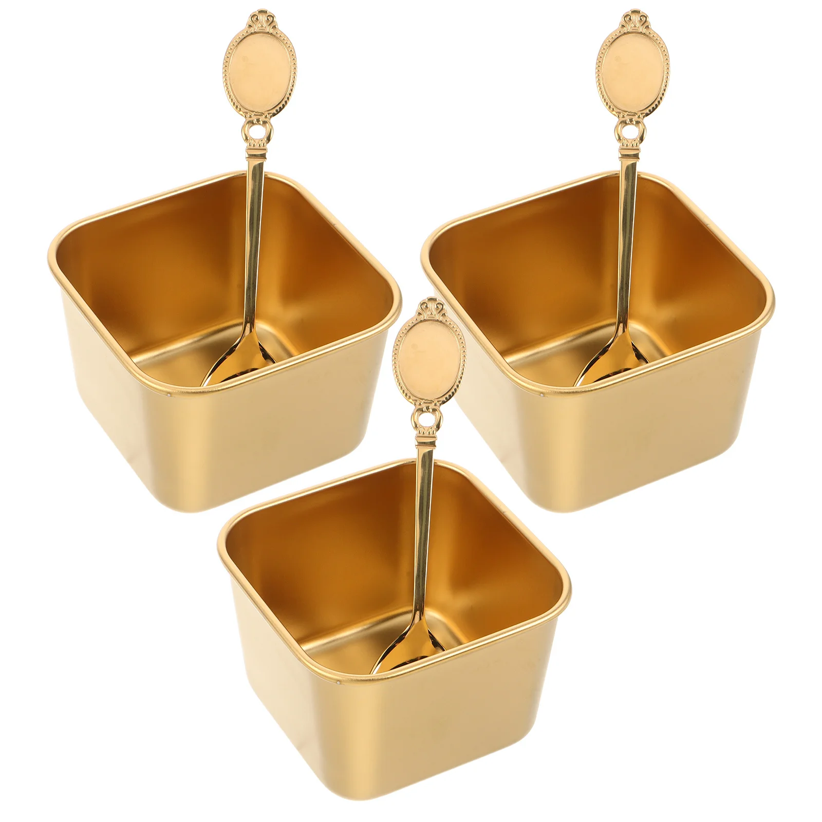 3 set Stainless Steel Dipping 3 Sets Square Sushi Sauce Condiment Cups With Spoons For Soy Sauce Ingredient Prep Small Serving
3 set Stainless Steel Dipping 3 Sets Square Sushi Sauce Condiment Cups With Spoons For Soy Sauce Ingredient Prep Small Serving