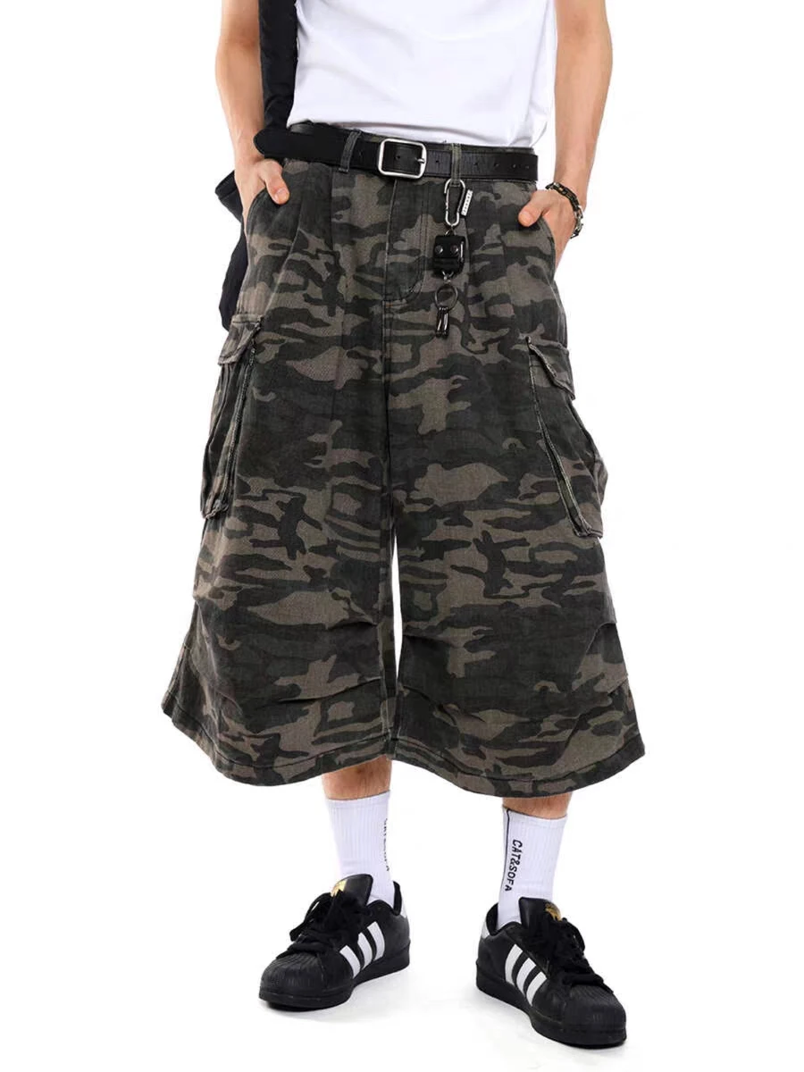 American Retro Camouflage Work Pants Women's Loose Leggings Casual High Waist Jeans Short Shorts Summer Fashion plus Size
American Retro Camouflage Work Pants Women's Loose Leggings Casual High Waist Jeans Short Shorts Summer Fashion plus Size