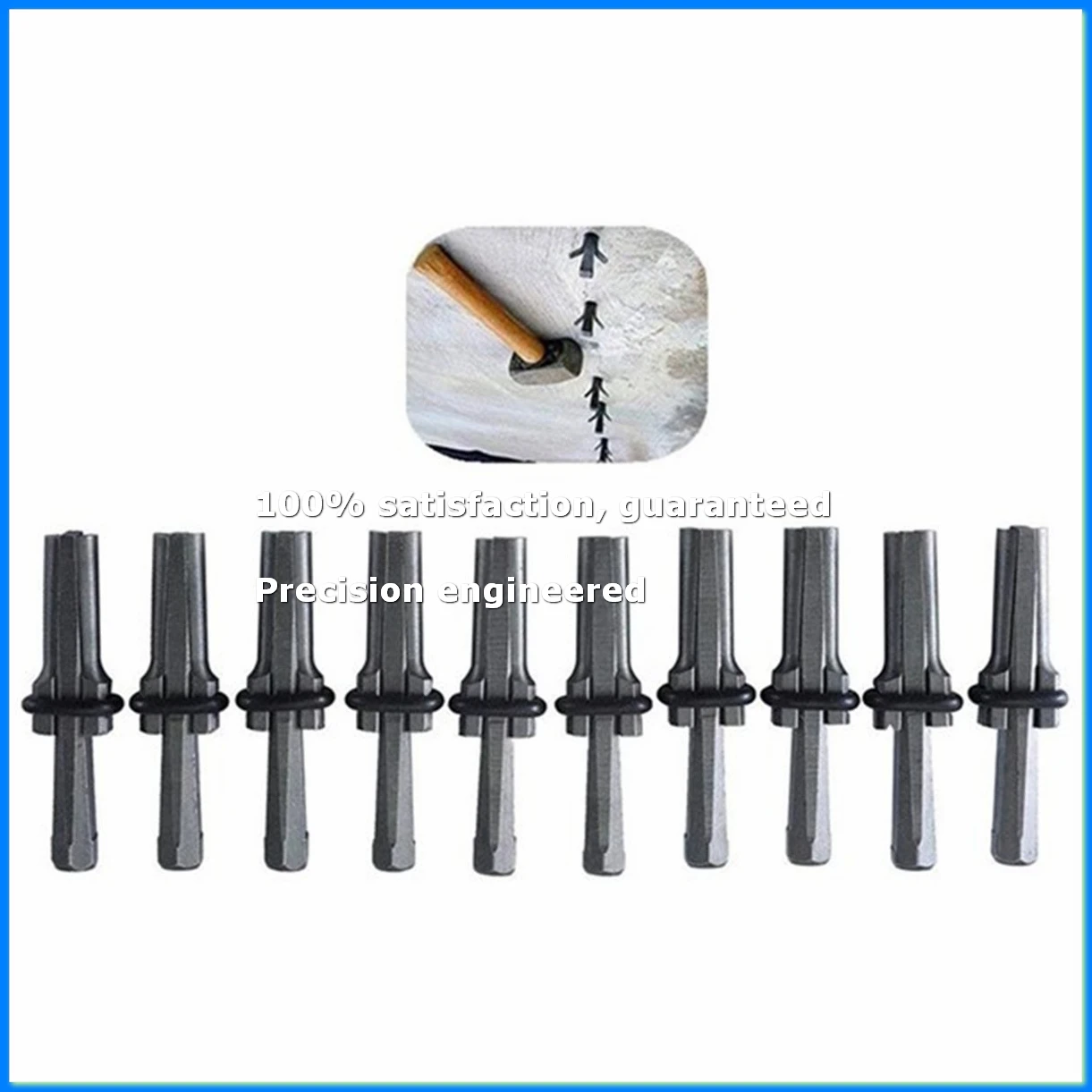 Stone Splitting Tool Splitting Tools Wedge Stone Set Stone Splitting Concrete Rock Marble Handmade DIY & Tools,18mm-A63M
Stone Splitting Tool Splitting Tools Wedge Stone Set Stone Splitting Concrete Rock Marble Handmade DIY & Tools,18mm-A63M