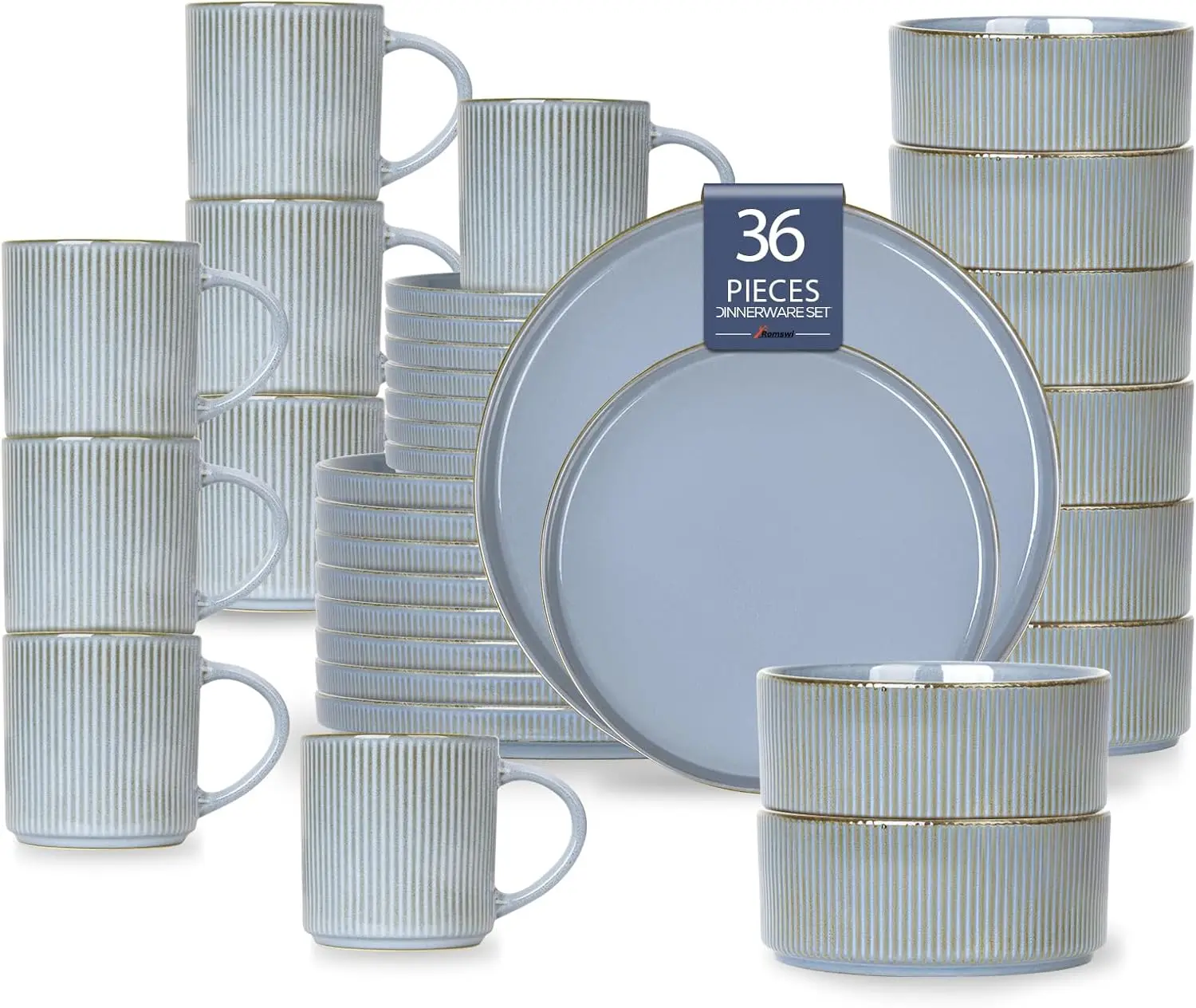 Набор столовой посуды на 8, наборы каменных тарелок и мисок, 32 шт., с кружками, устойчивым к сколам и царапинам набор посуды, реактивное остекление ручной работы
Набор столовой посуды на 8, наборы каменных тарелок и мисок, 32 шт., с кружками, устойчивым к сколам и царапинам набор посуды, реактивное остекление ручной работы