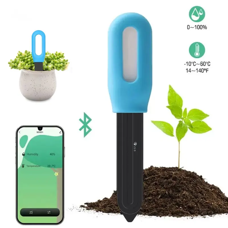 Soil tester smart APP connection humidity indoor potting orchard planting humidity soil tester
Soil tester smart APP connection humidity indoor potting orchard planting humidity soil tester