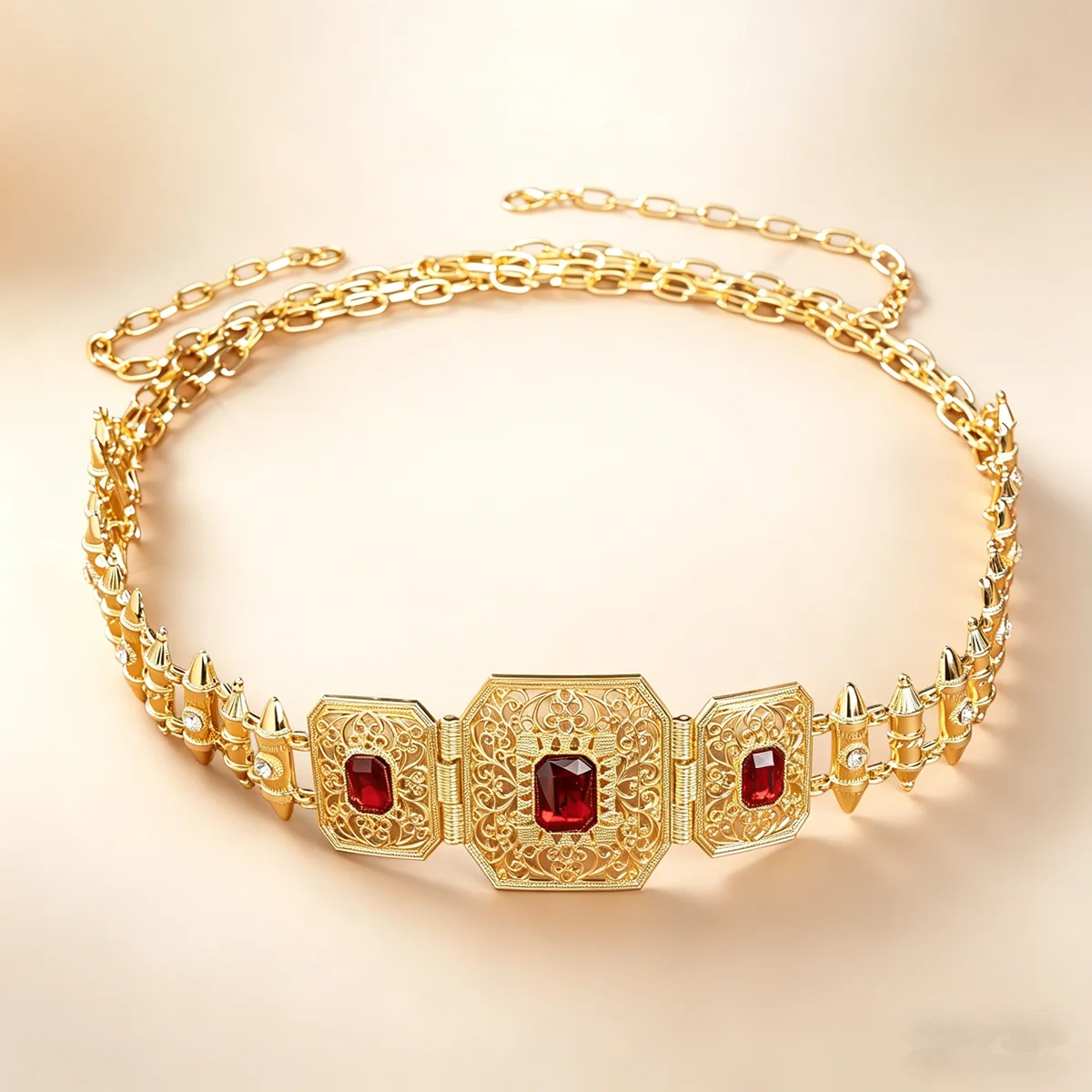 Gold Bridal Belt Square Hollow Pattern Moroccan Wedding Dress Body Jewelry Robe Waist Chain Gift
Gold Bridal Belt Square Hollow Pattern Moroccan Wedding Dress Body Jewelry Robe Waist Chain Gift
