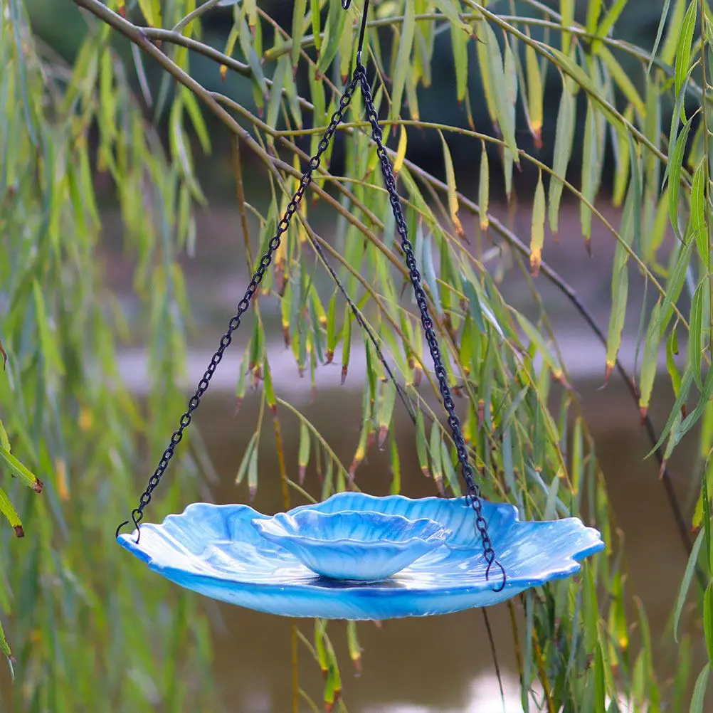 Double Layer Outdoor Bird Feeder Hanging Garden Decoration Flower Pattern Bird Feeding Container for Parrots Hummingbirds Wild
Double Layer Outdoor Bird Feeder Hanging Garden Decoration Flower Pattern Bird Feeding Container for Parrots Hummingbirds Wild