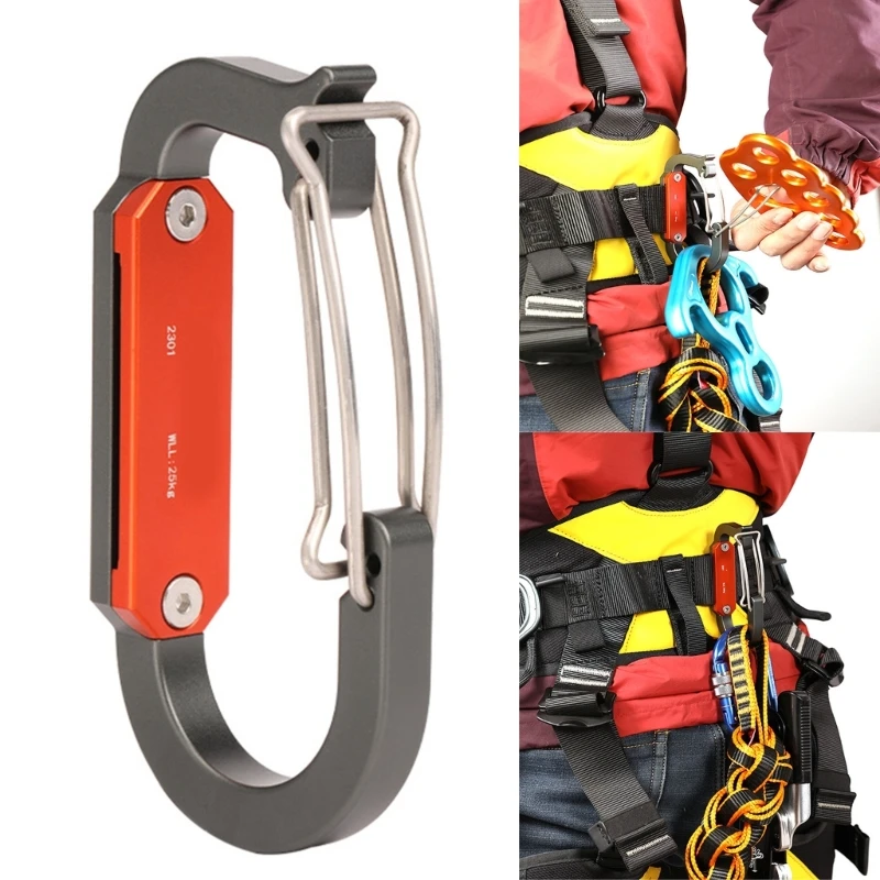 Heavy Duty Climbing Carabiner Clip Outdoor Quick Draws Rock Climbing Carabiner Fast Hanging Tool Rack Easy to Use
Heavy Duty Climbing Carabiner Clip Outdoor Quick Draws Rock Climbing Carabiner Fast Hanging Tool Rack Easy to Use