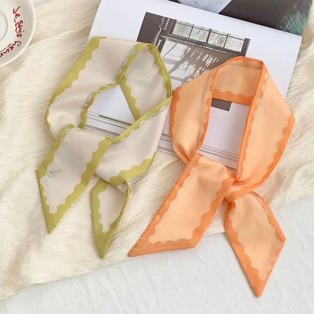 Narrow Long Women Scarf High-end Feel Rubber Bag Chiffon Scarf Versatile Ribbon Headbands Neck Scarves Streamer Decoration
Narrow Long Women Scarf High-end Feel Rubber Bag Chiffon Scarf Versatile Ribbon Headbands Neck Scarves Streamer Decoration