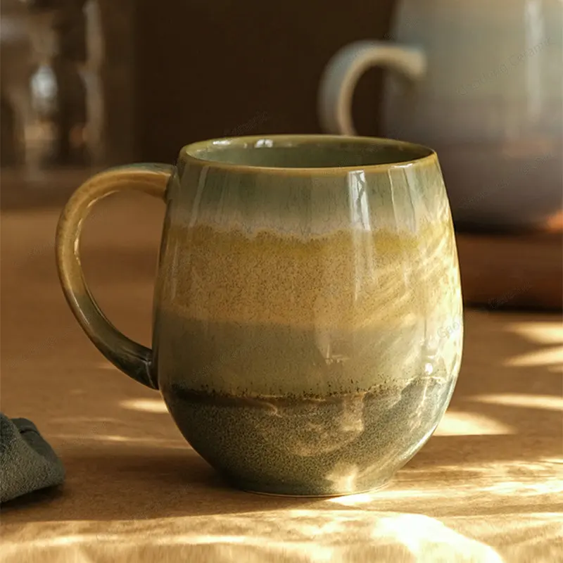 High Aesthetic Kiln Ceramic With Gradient Color Belly Cup Office Large Capacity Water
High Aesthetic Kiln Ceramic With Gradient Color Belly Cup Office Large Capacity Water