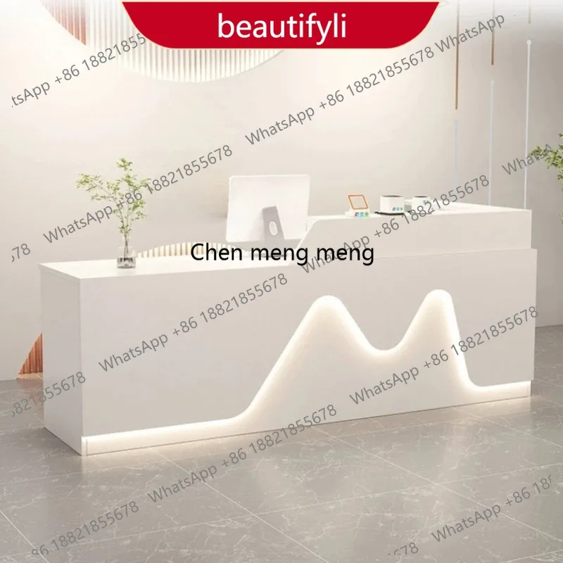 01A white bar reception tables beauty salon commercial simple Shop counter modern luxury recepciones para negocio office furnitu
01A white bar reception tables beauty salon commercial simple Shop counter modern luxury recepciones para negocio office furnitu