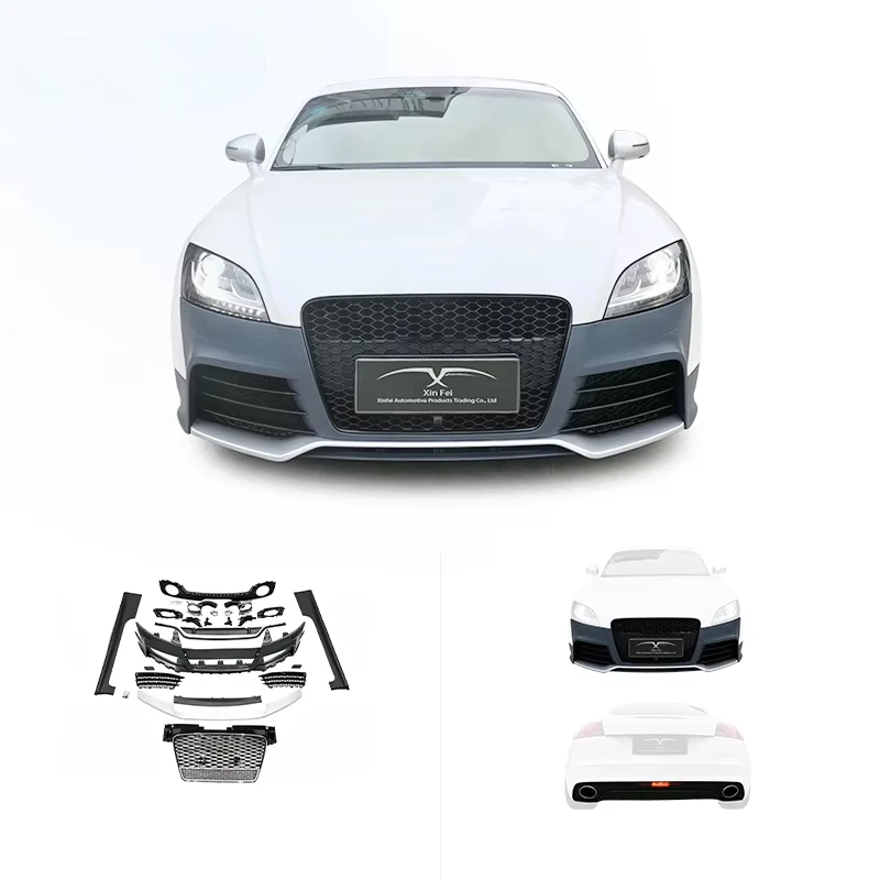 For Audi TT Upgrade TTRS Style Body Kit Car Bumpers Front Lip Grill Side Skirt Rear Diffuser Exhaust Tip 2008-2014
For Audi TT Upgrade TTRS Style Body Kit Car Bumpers Front Lip Grill Side Skirt Rear Diffuser Exhaust Tip 2008-2014
