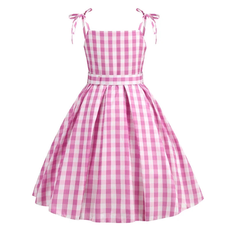 RT01 Movie Barbi Girls Princess Costume Cosplay Clothes Children Pink Plaid Dress Halloween Carnival Kids Party Wear 2-10 Ye*Jk2
RT01 Movie Barbi Girls Princess Costume Cosplay Clothes Children Pink Plaid Dress Halloween Carnival Kids Party Wear 2-10 Ye*Jk2