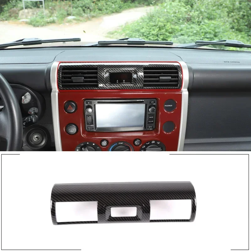 For 2007-2021 Toyota FJ Cruiser ABS red car styling center control air outlet frame cover sticker car interior accessories
For 2007-2021 Toyota FJ Cruiser ABS red car styling center control air outlet frame cover sticker car interior accessories