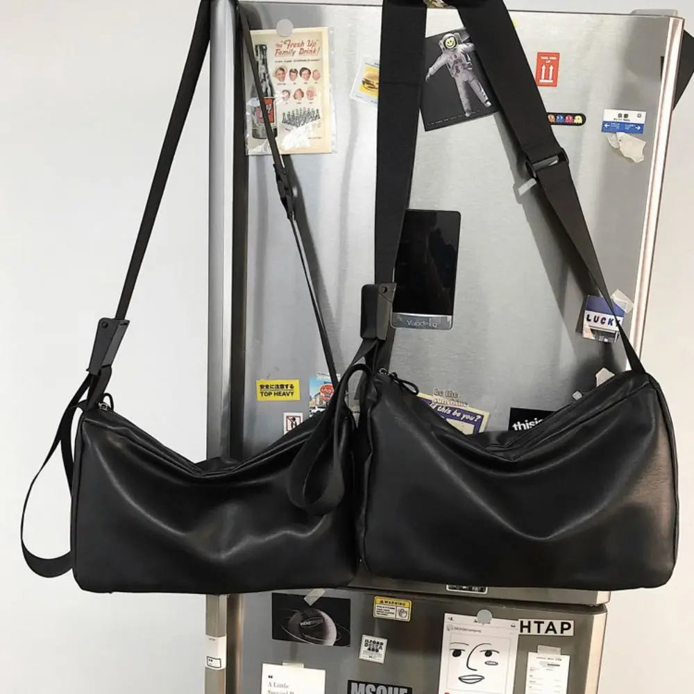 Retro Style PU Leather Men Shoulder Bag Black Soft Satchel Handbag Large Capacity Crossbody Bags Men Women
Retro Style PU Leather Men Shoulder Bag Black Soft Satchel Handbag Large Capacity Crossbody Bags Men Women