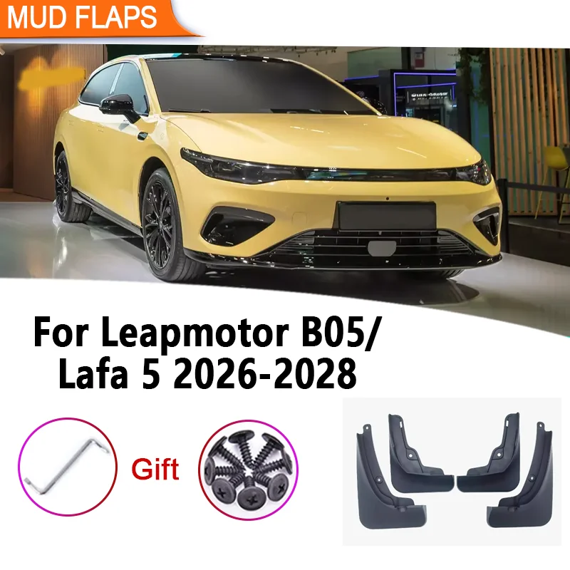 Car Mudguards 4PCS/Set For Leapmotor B05 Lafa 5 2026 2027 2028 Fender Anti-Splash Mudflaps Mud Guards Tools Auto Accessories
Car Mudguards 4PCS/Set For Leapmotor B05 Lafa 5 2026 2027 2028 Fender Anti-Splash Mudflaps Mud Guards Tools Auto Accessories