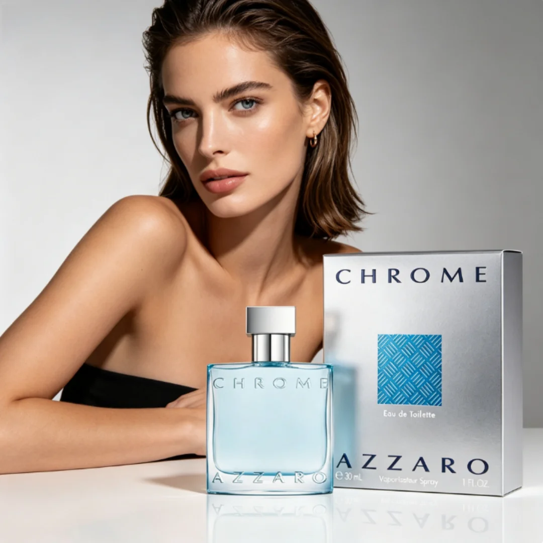 Refreshing & gentle Azz Chrome Eau de Toilette 100ml | Fresh Aquatic Mens Cologne, Premium Citrus Woody Musky Fragrance
Refreshing & gentle Azz Chrome Eau de Toilette 100ml | Fresh Aquatic Mens Cologne, Premium Citrus Woody Musky Fragrance