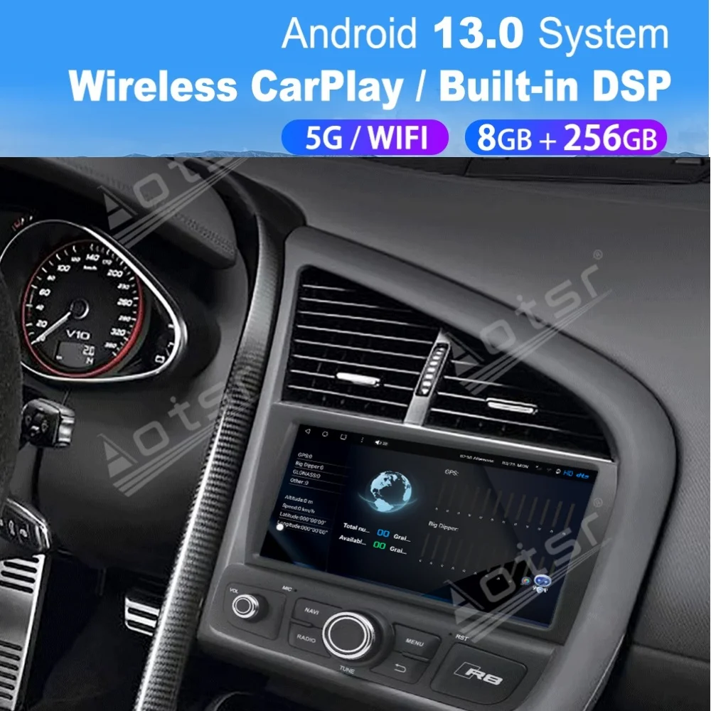 Для Audi R8 2007 ~ 2015 Android 8-ядерный автомобильный мультимедийный плеер Qualcomm Беспроводной Carplay GPS-навигатор Автомобильный радиоприемник WiFi Головное устройство
Для Audi R8 2007 ~ 2015 Android 8-ядерный автомобильный мультимедийный плеер Qualcomm Беспроводной Carplay GPS-навигатор Автомобильный радиоприемник WiFi Головное устройство