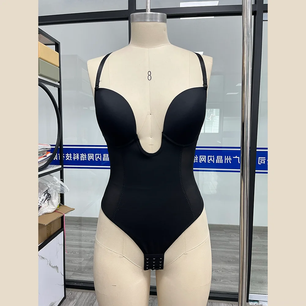 Women Deep V Bodysuit Shapewear Criss Cross Back Mesh Tummy Control Thong Shaper Adjustable Straps Butt Lifting Body Shaper
Women Deep V Bodysuit Shapewear Criss Cross Back Mesh Tummy Control Thong Shaper Adjustable Straps Butt Lifting Body Shaper