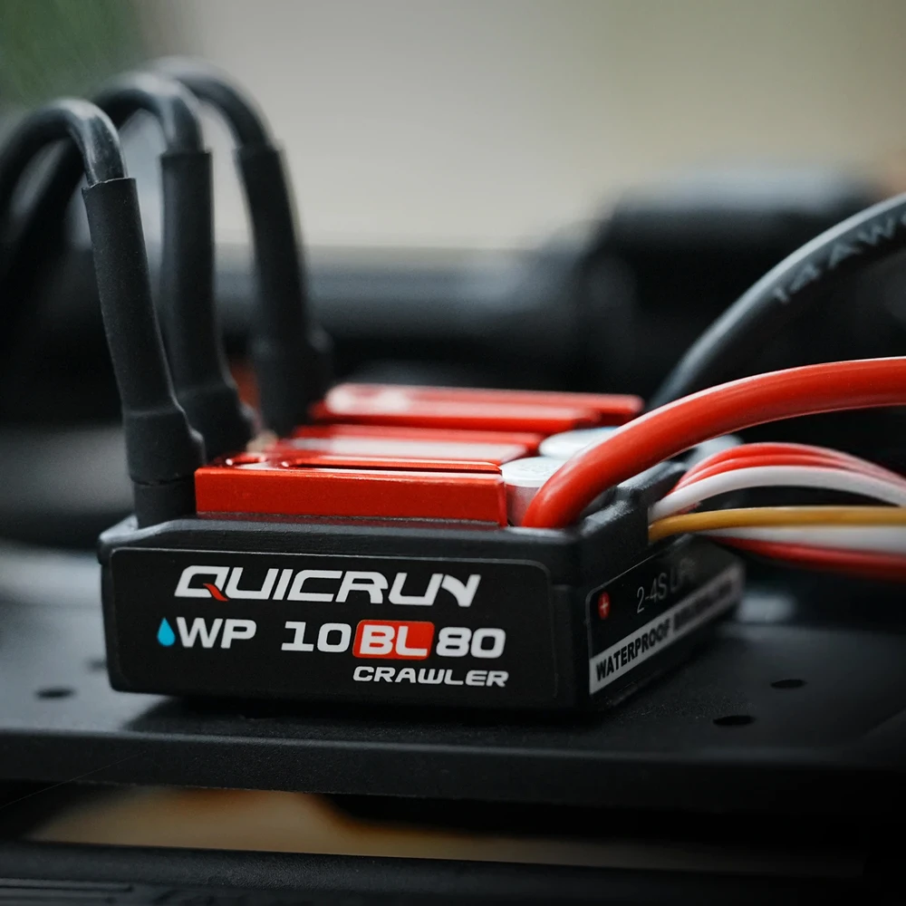 Hobbywing Quicrun WP 10BL80 2-4S 80A Sensorless Brushless Waterproof ESC For RC 1:10 1/10 RC Crawler Car
Hobbywing Quicrun WP 10BL80 2-4S 80A Sensorless Brushless Waterproof ESC For RC 1:10 1/10 RC Crawler Car