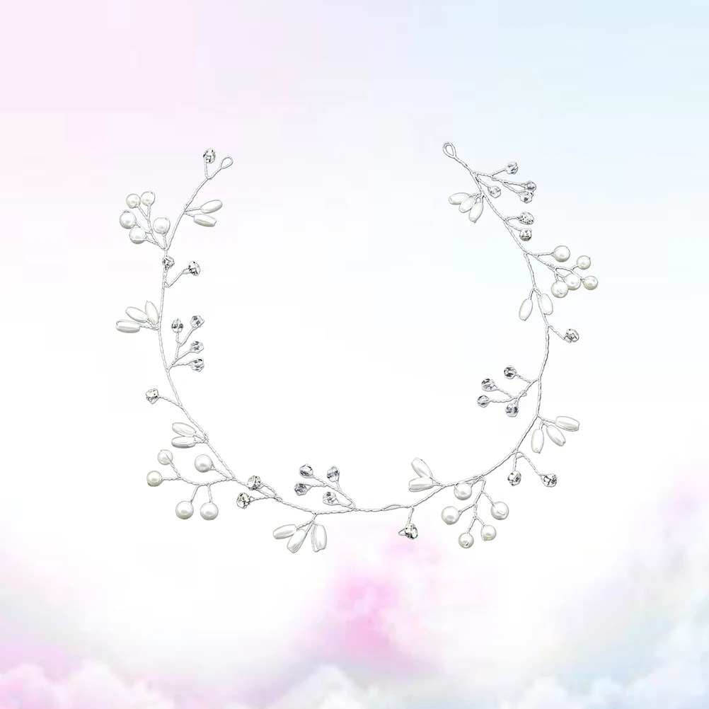 Pearl Crystal Elegant Wedding Headdress Headb Bridal Hair Vine Bridal Headpiece Decorations for Bride Party Prom
Pearl Crystal Elegant Wedding Headdress Headb Bridal Hair Vine Bridal Headpiece Decorations for Bride Party Prom