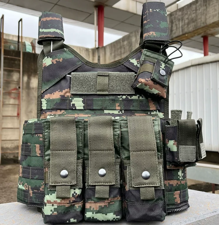 Chinese Tiger Camouflage Tactical Vest Vintage 13
Chinese Tiger Camouflage Tactical Vest Vintage 13