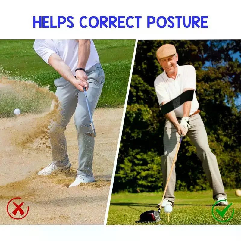 1PC Professional Elastic Golf Swing Trainer Arm Band, Golf Swing Gesture Corrector For Men Women Beginners
1PC Professional Elastic Golf Swing Trainer Arm Band, Golf Swing Gesture Corrector For Men Women Beginners