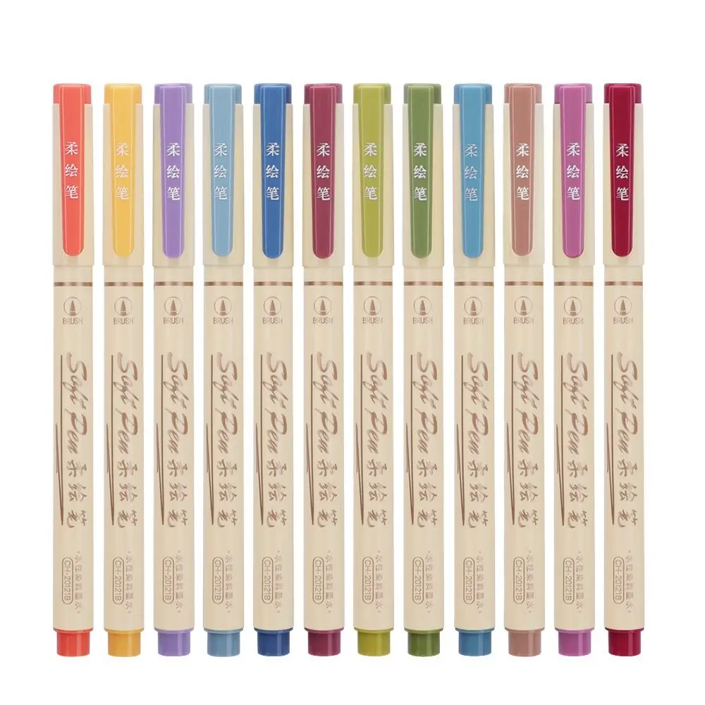 3Pcs/Set Crafts Soft Head Calligraphy Pen Soft Head 6 Colors Calligraphy Practice Pen Tool Colorful Greeting Card Pen Kids
3Pcs/Set Crafts Soft Head Calligraphy Pen Soft Head 6 Colors Calligraphy Practice Pen Tool Colorful Greeting Card Pen Kids