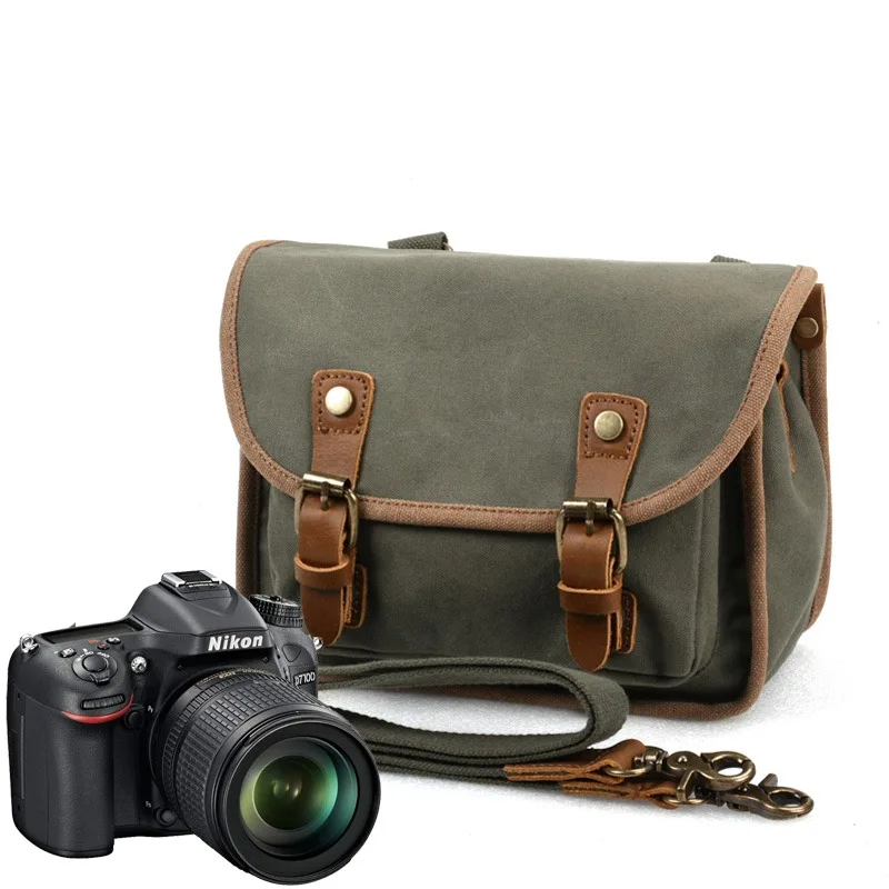 Photography Bag Small Bag CC110 Side Bag Retro Wax Dyed Canvas Motorcycle Splash Waterproof Motorcycle Universal Crossbody Bag
Photography Bag Small Bag CC110 Side Bag Retro Wax Dyed Canvas Motorcycle Splash Waterproof Motorcycle Universal Crossbody Bag