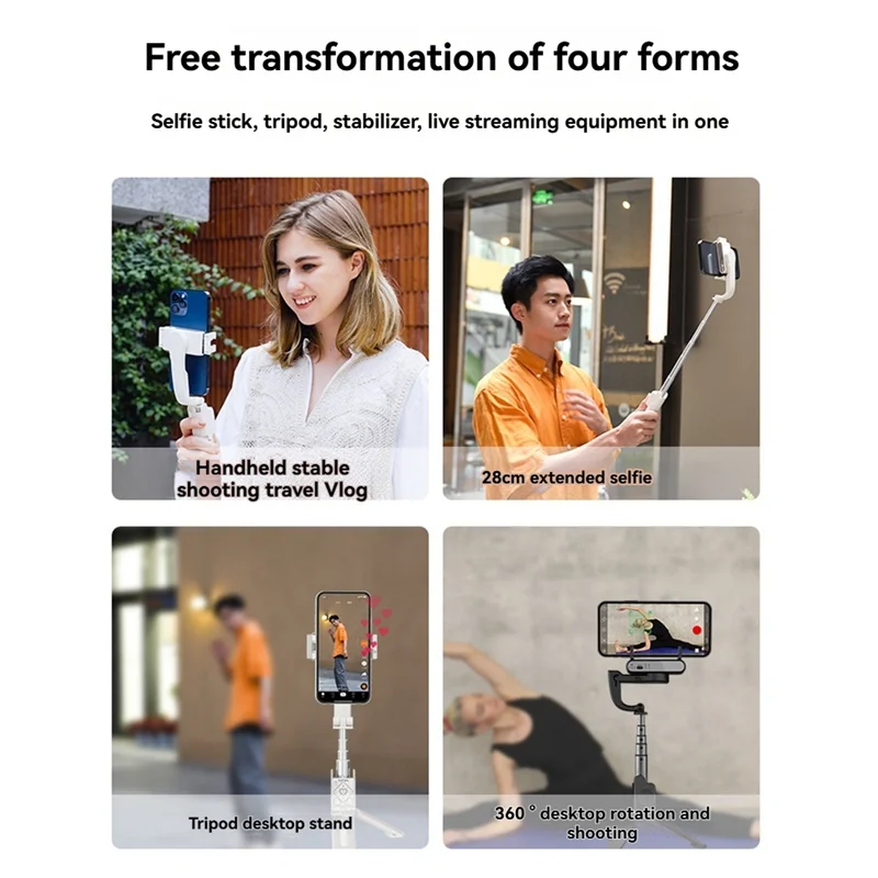 Hohem Isteady Q Ручной стабилизатор подвеса для телефона Палка для селфи Удлинитель Регулируемый штатив с дистанционным управлением
Hohem Isteady Q Ручной стабилизатор подвеса для телефона Палка для селфи Удлинитель Регулируемый штатив с дистанционным управлением