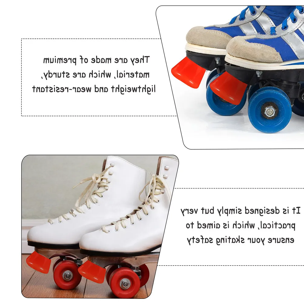 1Set Premium PU Roller Skates Toe Stopper Brake Blocks Adjustable Height Large Braking Area for Outdoor Skating Safety Training
1Set Premium PU Roller Skates Toe Stopper Brake Blocks Adjustable Height Large Braking Area for Outdoor Skating Safety Training