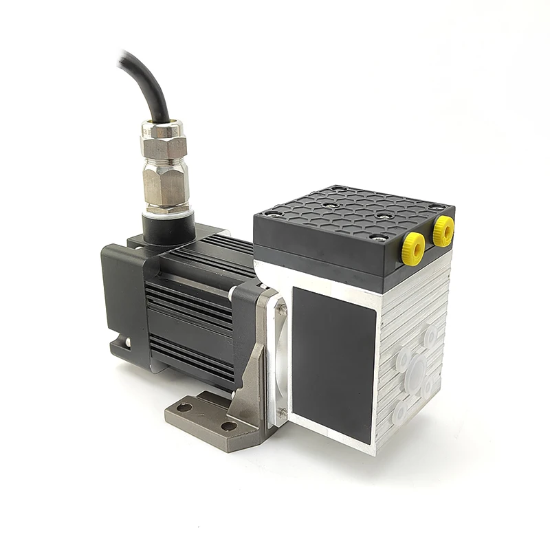 -87Kpa Brushless Motor 24V DC Micro Air Pump Anti-explosion Small Diaphragm Vacuum Pump for Transmission
-87Kpa Brushless Motor 24V DC Micro Air Pump Anti-explosion Small Diaphragm Vacuum Pump for Transmission
