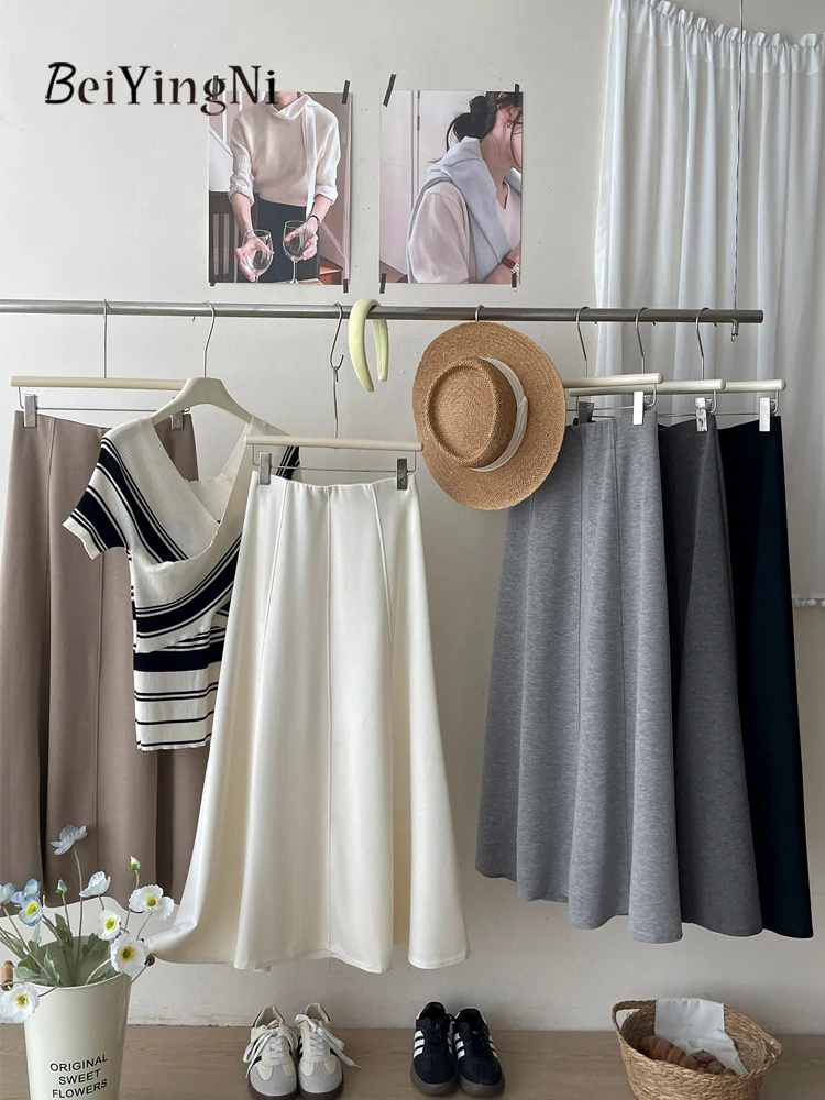 Beiyingni Korean Style High Waist Skirts Women Plain Patchwork Minimalist Mermaid Skirt Female Summer Elegant Khaki Midi Skirts
Beiyingni Korean Style High Waist Skirts Women Plain Patchwork Minimalist Mermaid Skirt Female Summer Elegant Khaki Midi Skirts