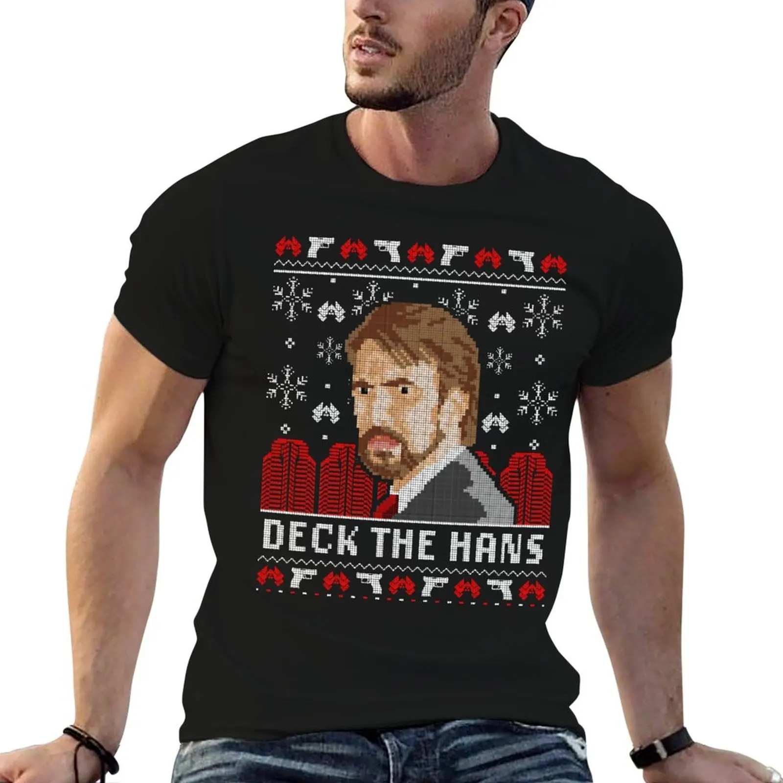 Die Hard Christmas Sweater T-Shirt printed t shirts for man cotton t shirts man 100% T-Shirt
Die Hard Christmas Sweater T-Shirt printed t shirts for man cotton t shirts man 100% T-Shirt