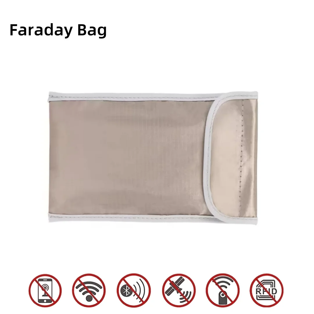 Waterproof Faraday Bag Signal Blocking Anti-Theft Key Fob Shield EMF GPS Location Info Security Card Protector
Waterproof Faraday Bag Signal Blocking Anti-Theft Key Fob Shield EMF GPS Location Info Security Card Protector