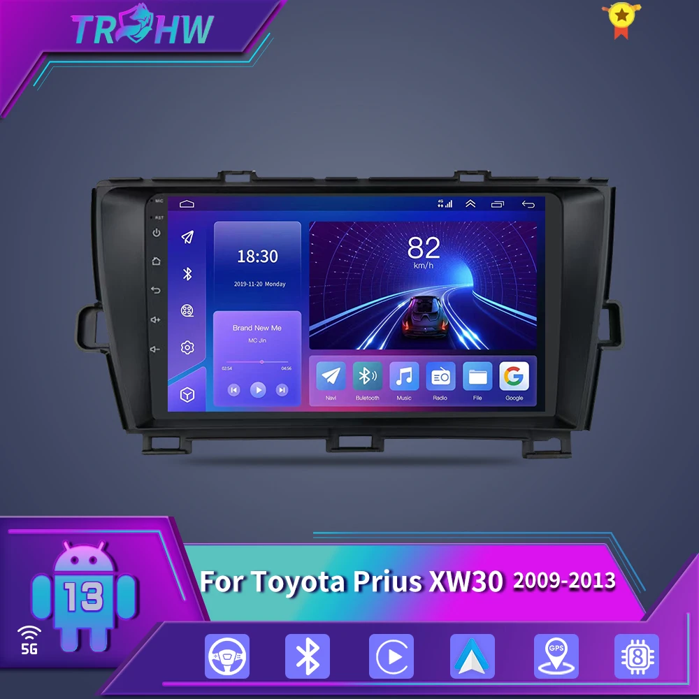 For Toyota Prius 2009 2010 2011 2012 2013 2015 XW30 Wireless Carplay Android Auto Car Multimedia Player 2 Din
For Toyota Prius 2009 2010 2011 2012 2013 2015 XW30 Wireless Carplay Android Auto Car Multimedia Player 2 Din