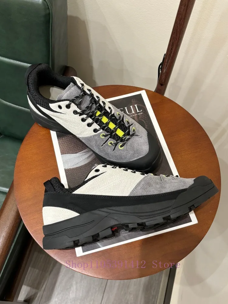Outdoor Hiking Chunky Sneakers Women Thick-sole Lace-up Cow Suede Non-slip Wear-resistant Sports Casual Shoes
Outdoor Hiking Chunky Sneakers Women Thick-sole Lace-up Cow Suede Non-slip Wear-resistant Sports Casual Shoes
