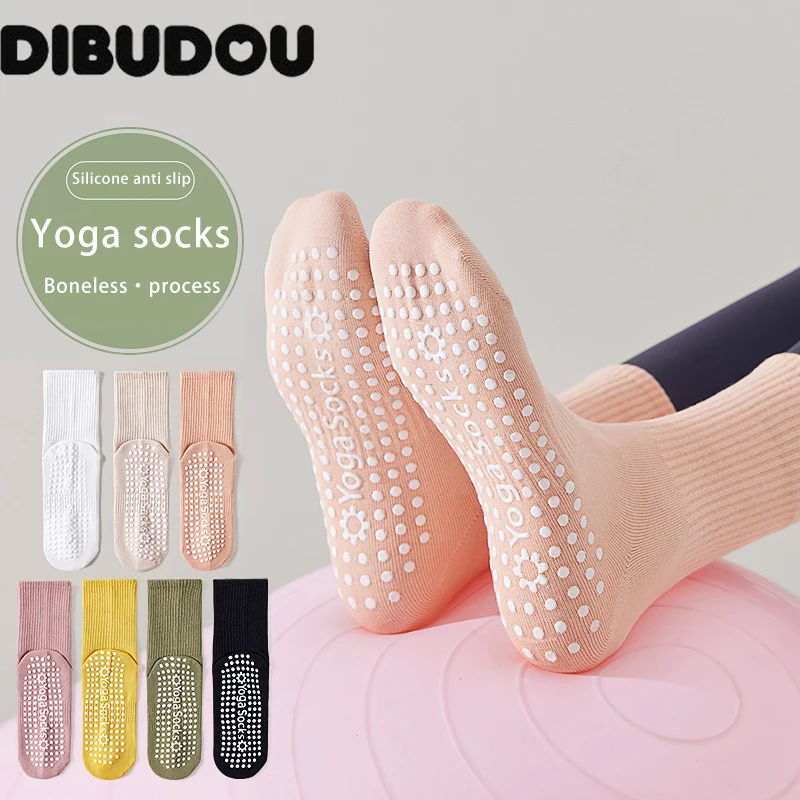 Yoga Socks High Quality Medium Length Socks Pure Cotton Anti Slip Silicone Indoor Fitness Pilates Women's Sports Socks
Yoga Socks High Quality Medium Length Socks Pure Cotton Anti Slip Silicone Indoor Fitness Pilates Women's Sports Socks