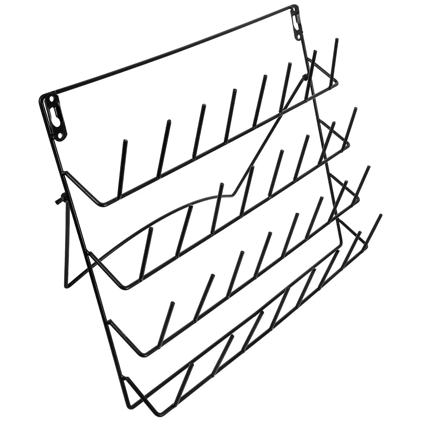 Iron Wall Rack Large Capacity Wrought Black Bottle Drying Straw Drying Rack Lab Glassware Straw Mug ganizer
Iron Wall Rack Large Capacity Wrought Black Bottle Drying Straw Drying Rack Lab Glassware Straw Mug ganizer