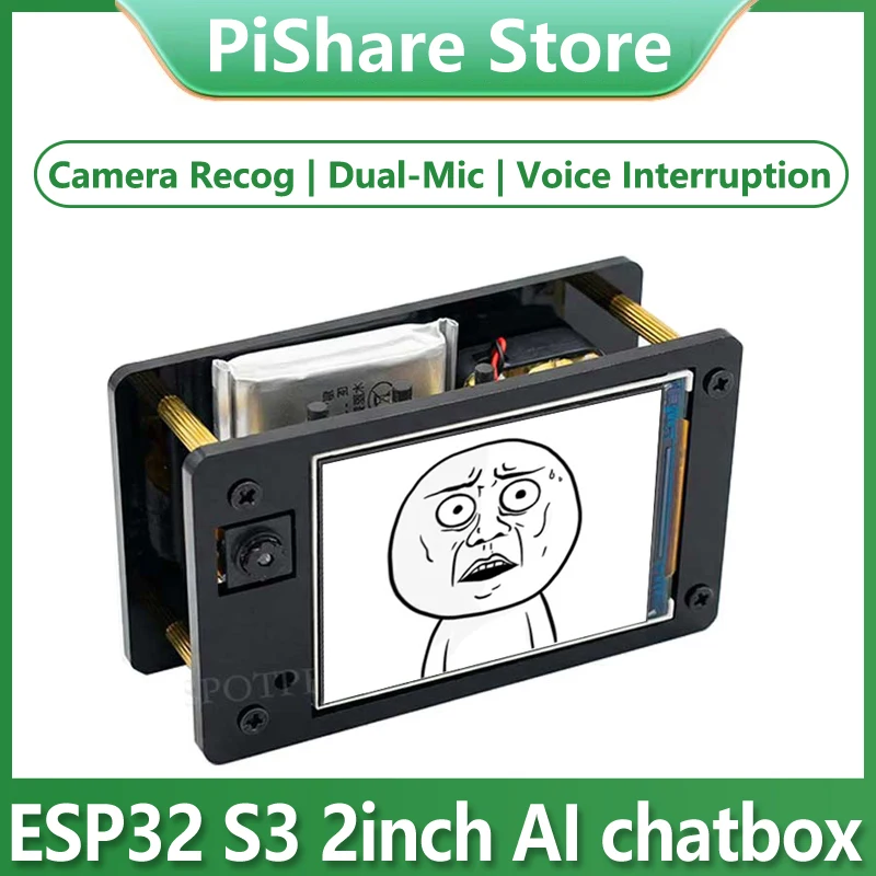 DeepSeek AI Voice Chat Robot ESP32 S3 Camera Object Recognition N16R8 Development Board For Xiaozhi Dual microphone interruption