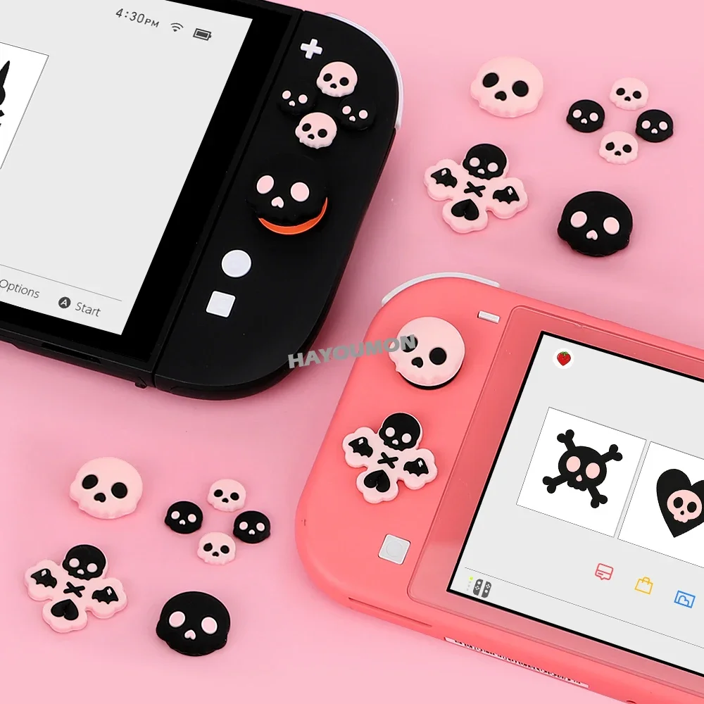 For Switch Lite Silicone D-pad Joystick Cross Button ABXY Key Sticker Skin Case For Switch 2/NS Oled Thumb Stick Grip Cap Cover
For Switch Lite Silicone D-pad Joystick Cross Button ABXY Key Sticker Skin Case For Switch 2/NS Oled Thumb Stick Grip Cap Cover