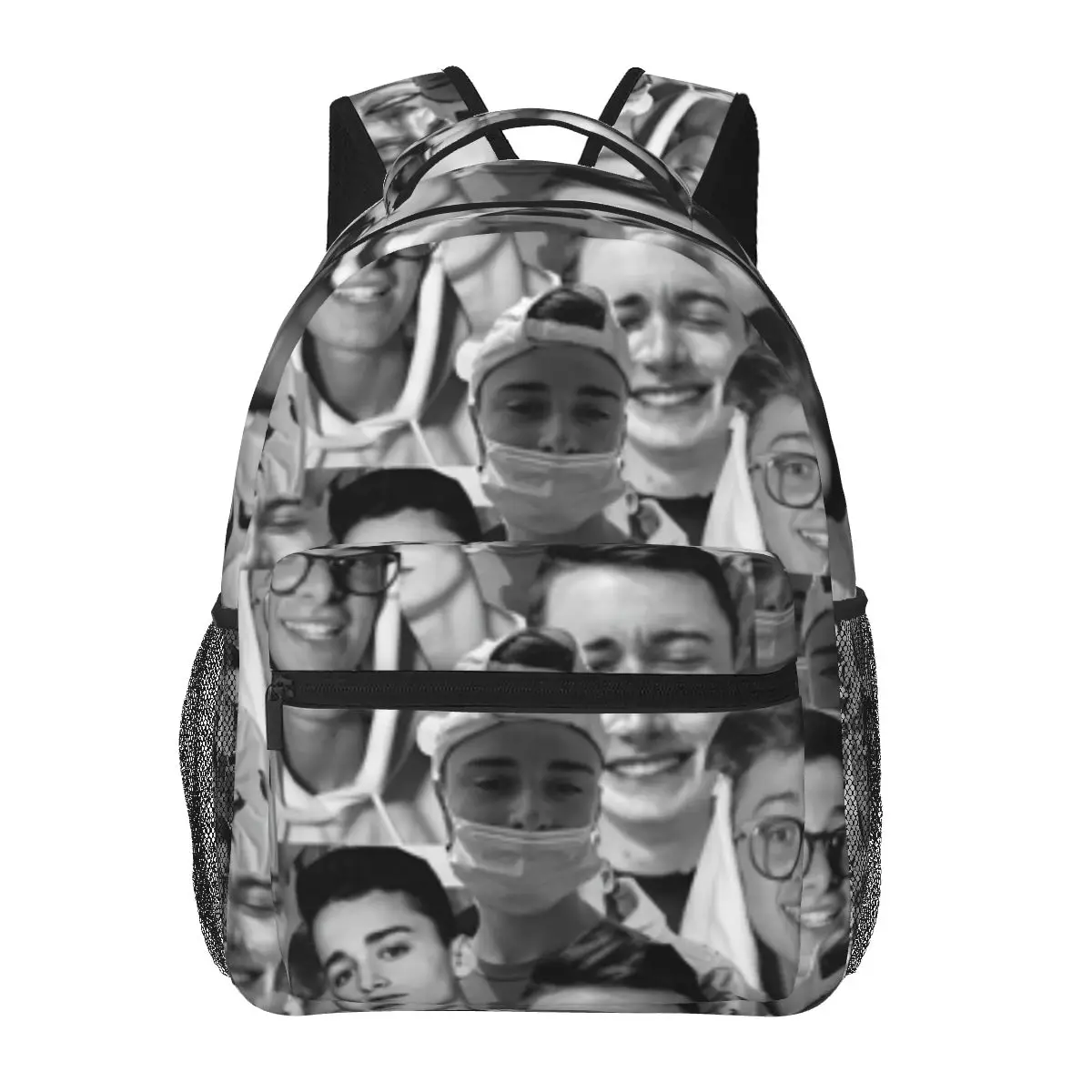 Noah Schnapp Backpack Hot Sale Daypack Large Capacity Boys Girls BookBag School Bag Shoulder Bags for Men Women
Noah Schnapp Backpack Hot Sale Daypack Large Capacity Boys Girls BookBag School Bag Shoulder Bags for Men Women