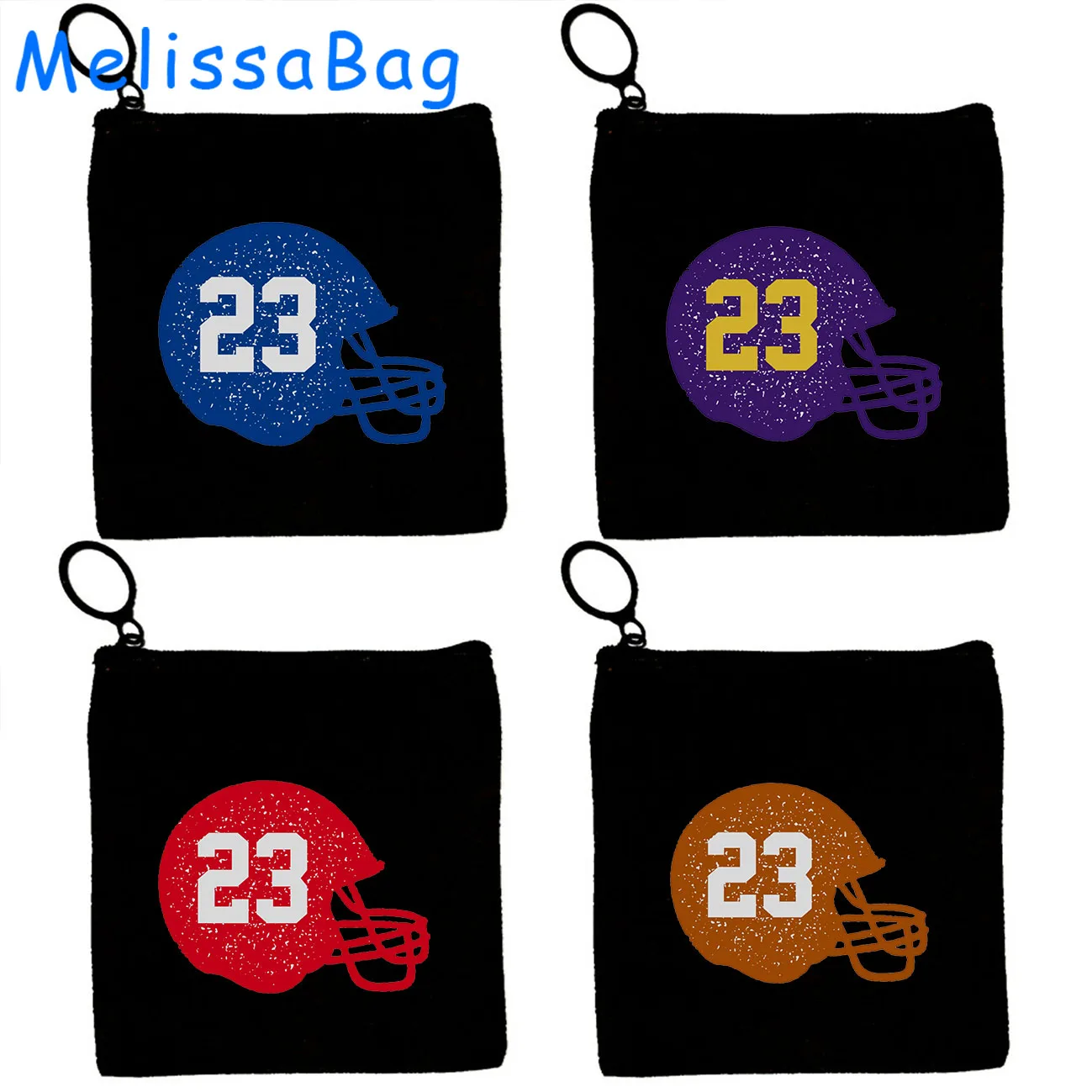 Football Team Helmet Canvas Bag Personalized Number 23 Green Red Blue Lover Gifts Canvas Coin Purse Key Case Bag Wallet Pouch
Football Team Helmet Canvas Bag Personalized Number 23 Green Red Blue Lover Gifts Canvas Coin Purse Key Case Bag Wallet Pouch
