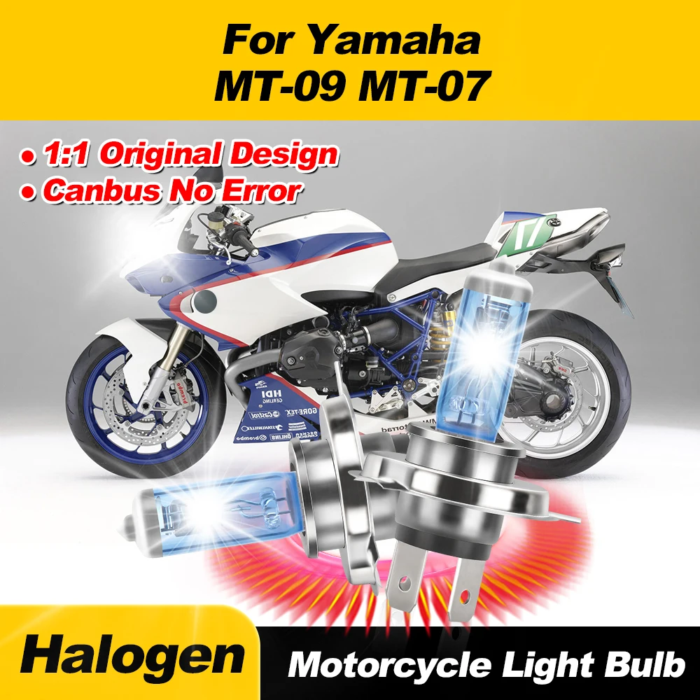 100W +900% Bright Halogen Headlight 20000LM Canbus No Error Motorcycle Lights Bulbs 12V Plug And Play For Yamaha MT-09 MT-07
100W +900% Bright Halogen Headlight 20000LM Canbus No Error Motorcycle Lights Bulbs 12V Plug And Play For Yamaha MT-09 MT-07