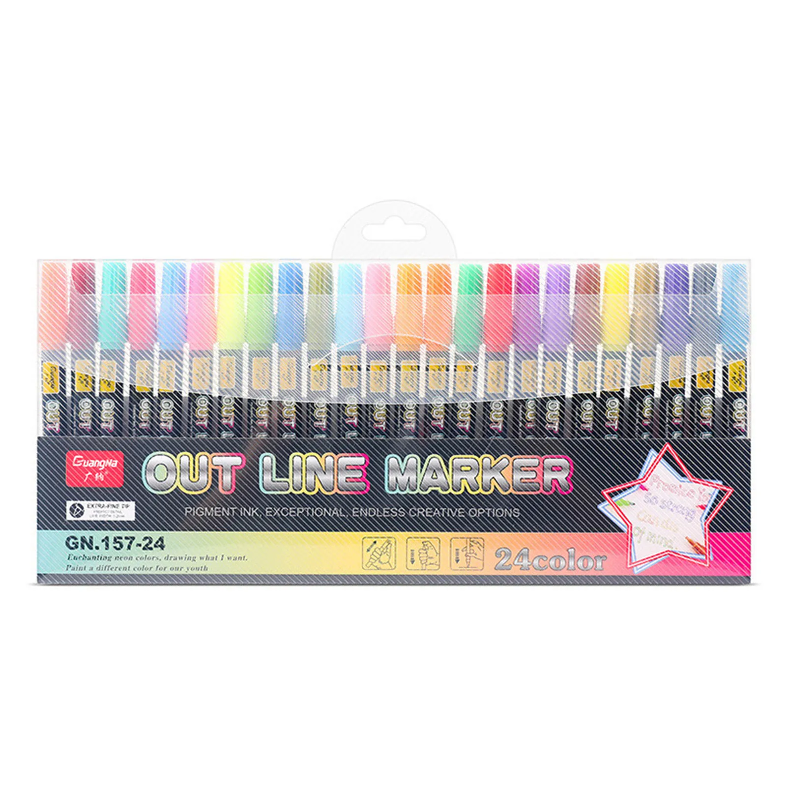 12/24 Colors Art Marker Pens Set Metallic Markers Permanent Markers Pens for Christmas Birthday Day Easter Gifts
12/24 Colors Art Marker Pens Set Metallic Markers Permanent Markers Pens for Christmas Birthday Day Easter Gifts