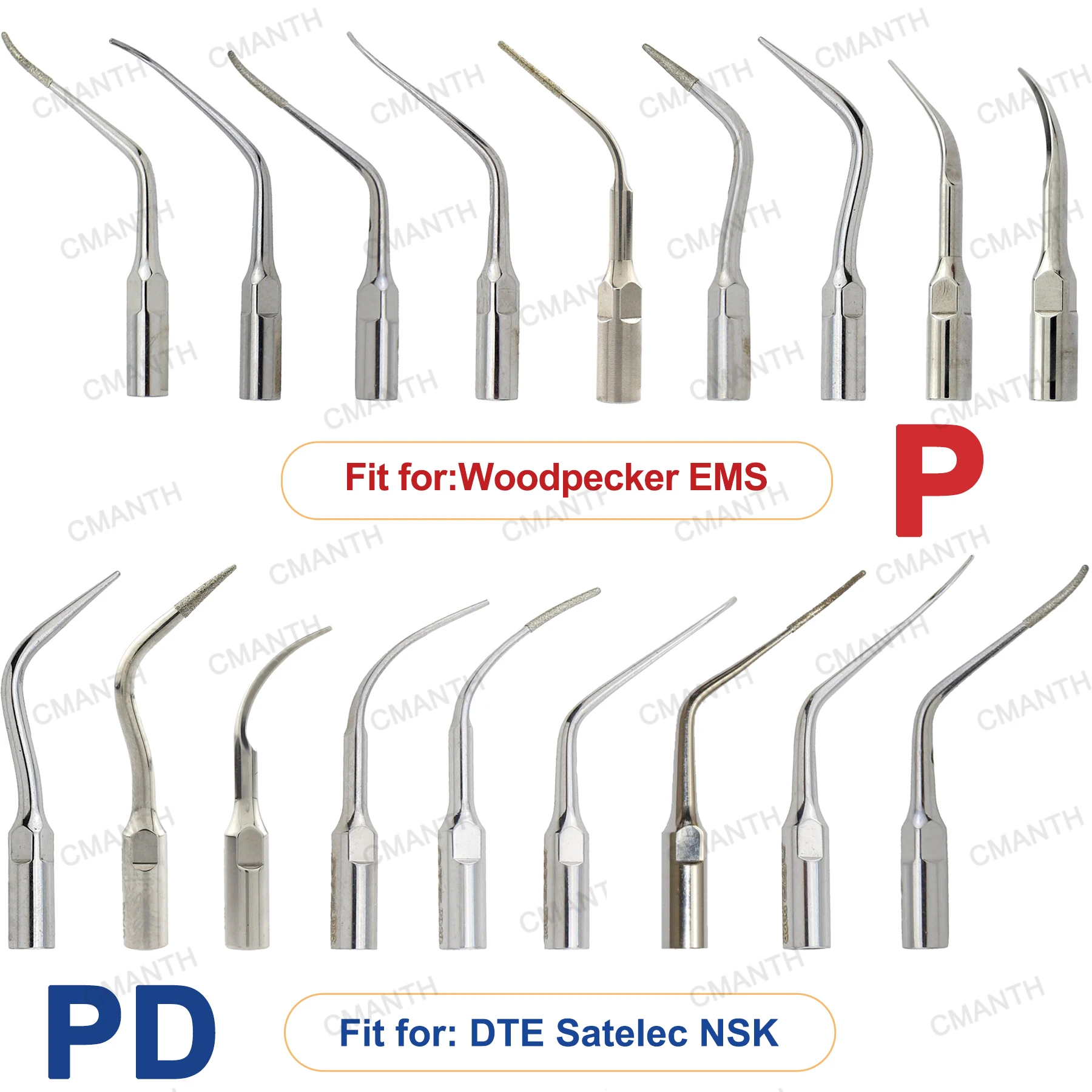 Dental Ultrasonic Scaler Tips Scaling Tips Periodontics Tip P1 Fit fit WOODPECKER DTE EMS SATELEC Ultrasonic Scaler Handpiece
Dental Ultrasonic Scaler Tips Scaling Tips Periodontics Tip P1 Fit fit WOODPECKER DTE EMS SATELEC Ultrasonic Scaler Handpiece